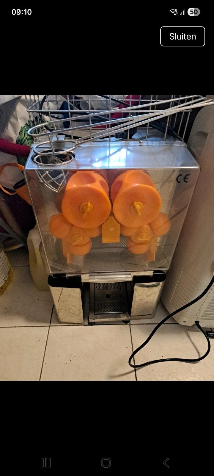 Sapmachine, Witgoed en Apparatuur, Ophalen, Zo goed als nieuw, Handmatig, Sapcentrifuge