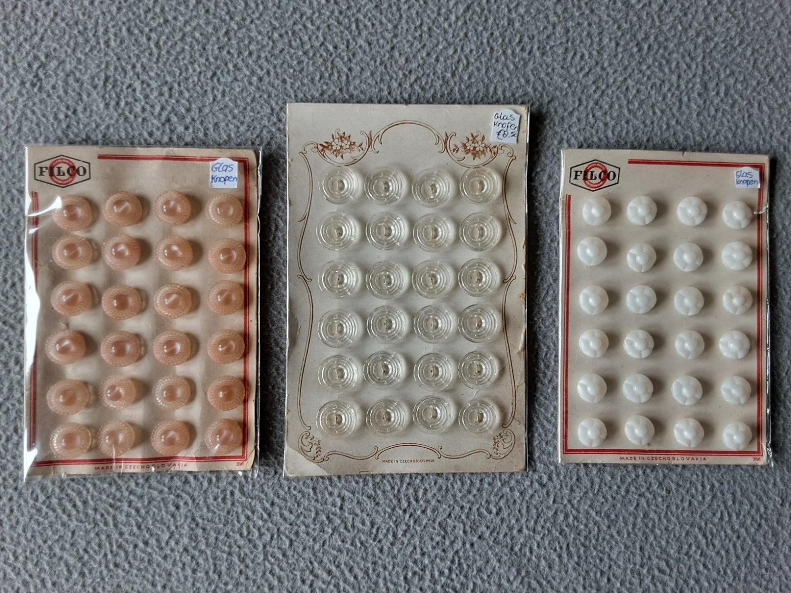 Glasknopen, Ophalen of Verzenden, Nieuw, Knoop of Knopen