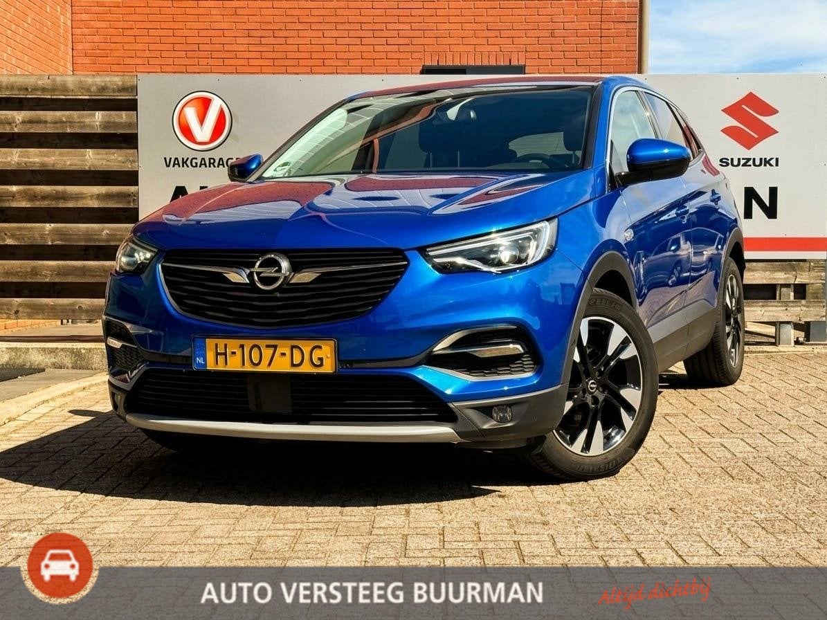 Opel Grandland X 1.2 Turbo Business Executive Camera, Apple, Auto's, Voorwielaandrijving, Gebruikt, 1199 cc, Leder en Stof