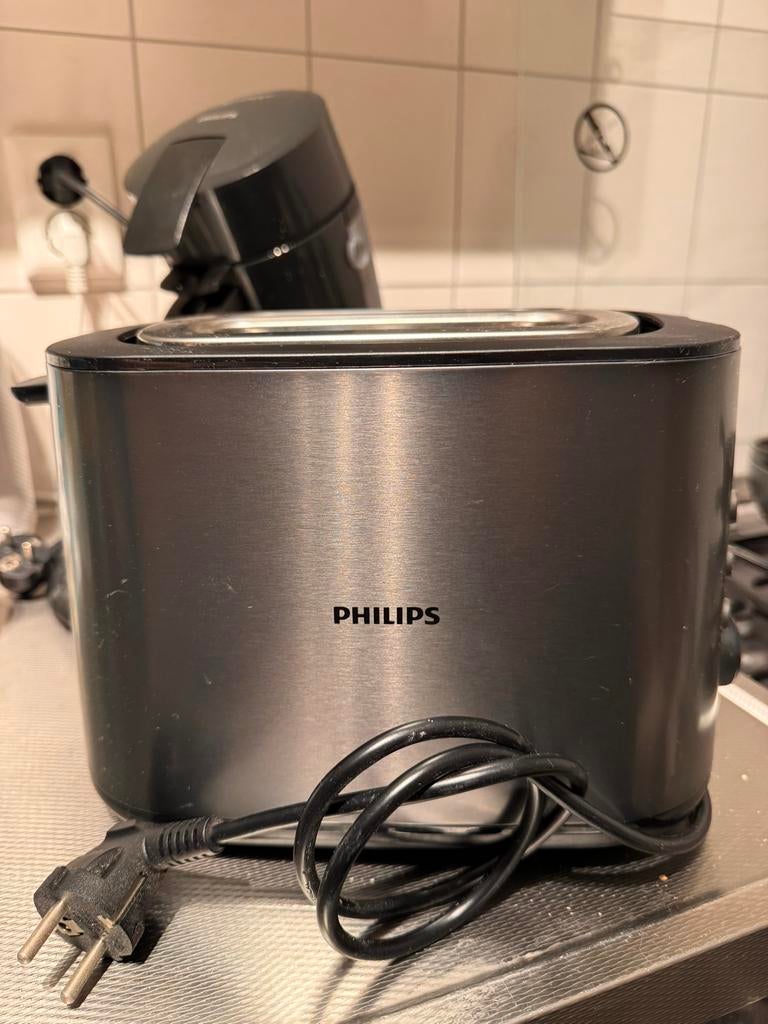 Philips broodrooster, Ophalen, Gebruikt, Uitneembare kruimellade