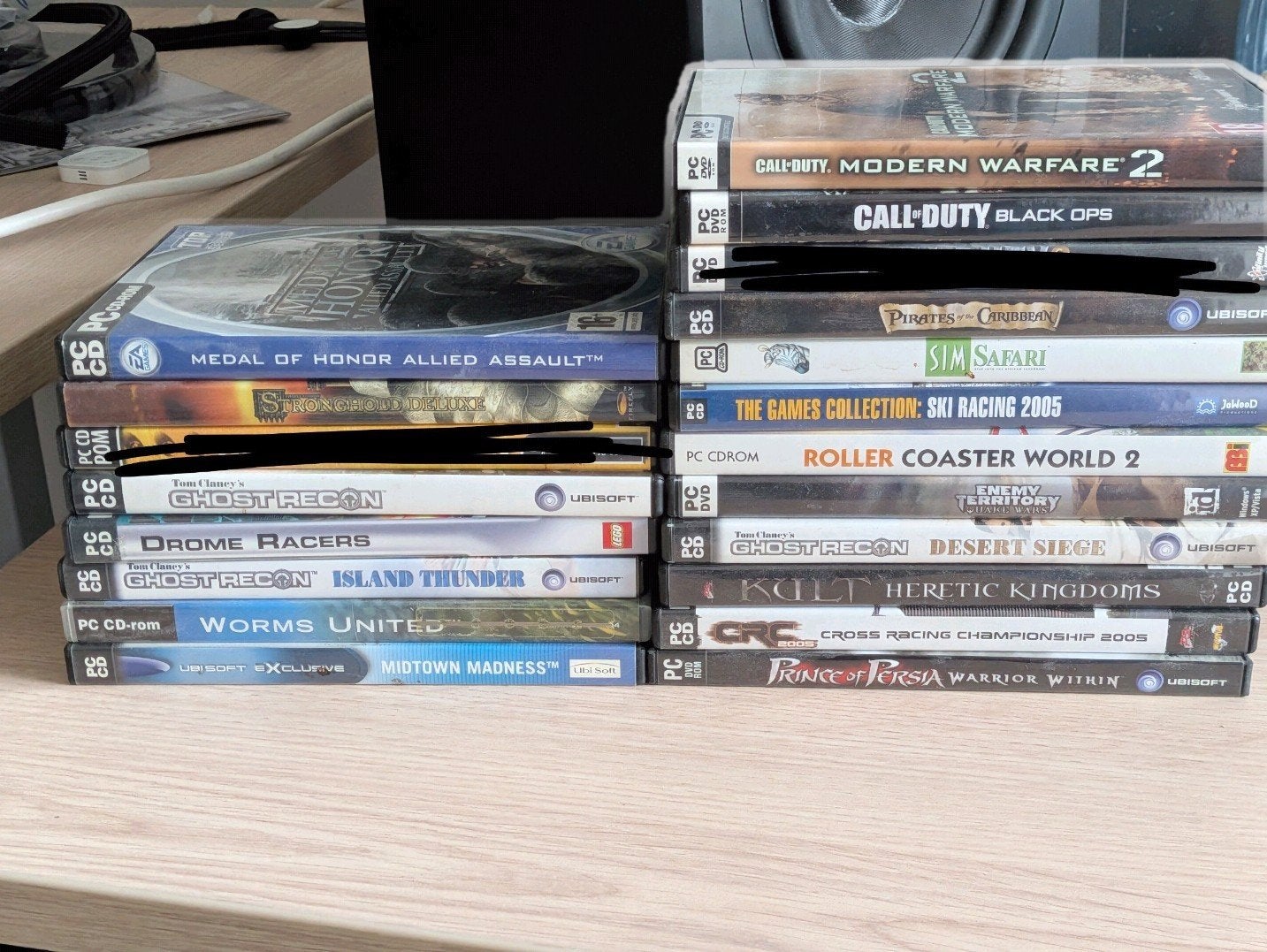 18 pc games cd / dvd met oa call of duty, Spelcomputers en Games, Games | Pc, Ophalen of Verzenden, Zo goed als nieuw