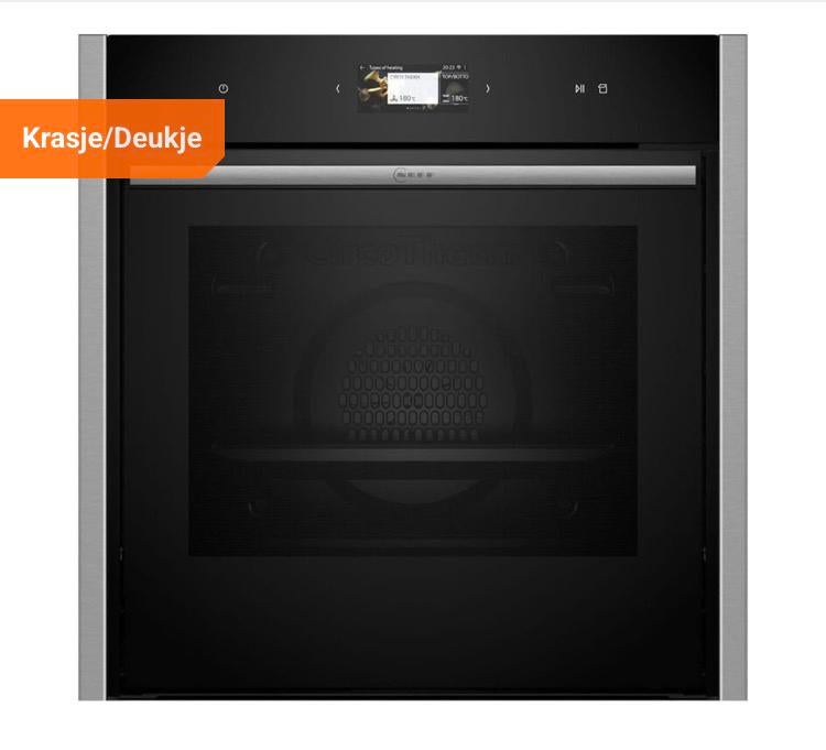 Nieuw!! Neff B64VS71N0 Inbouw Oven 71 liter  Zwart, Ophalen of Verzenden, Nieuw, Inbouw, Oven met grill