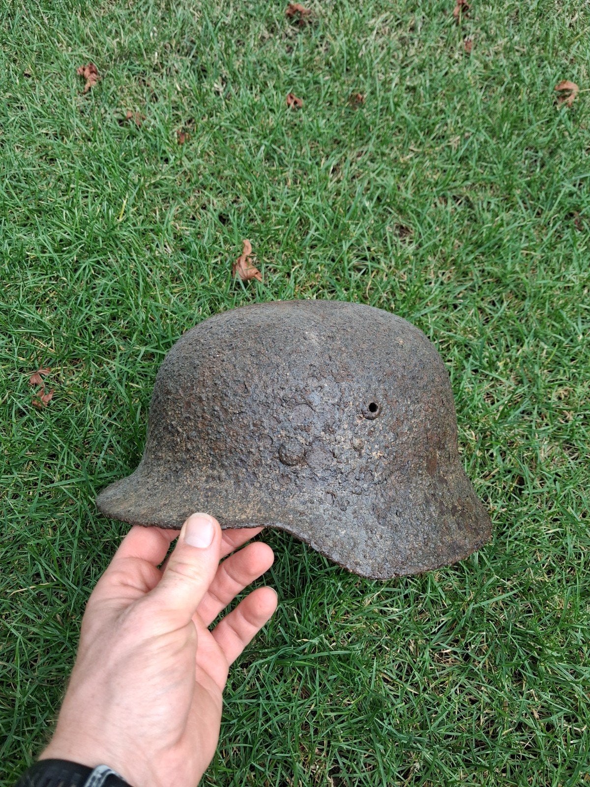 Wo2 duitse helm 2, Ophalen of Verzenden, Duitsland, Helm of Baret