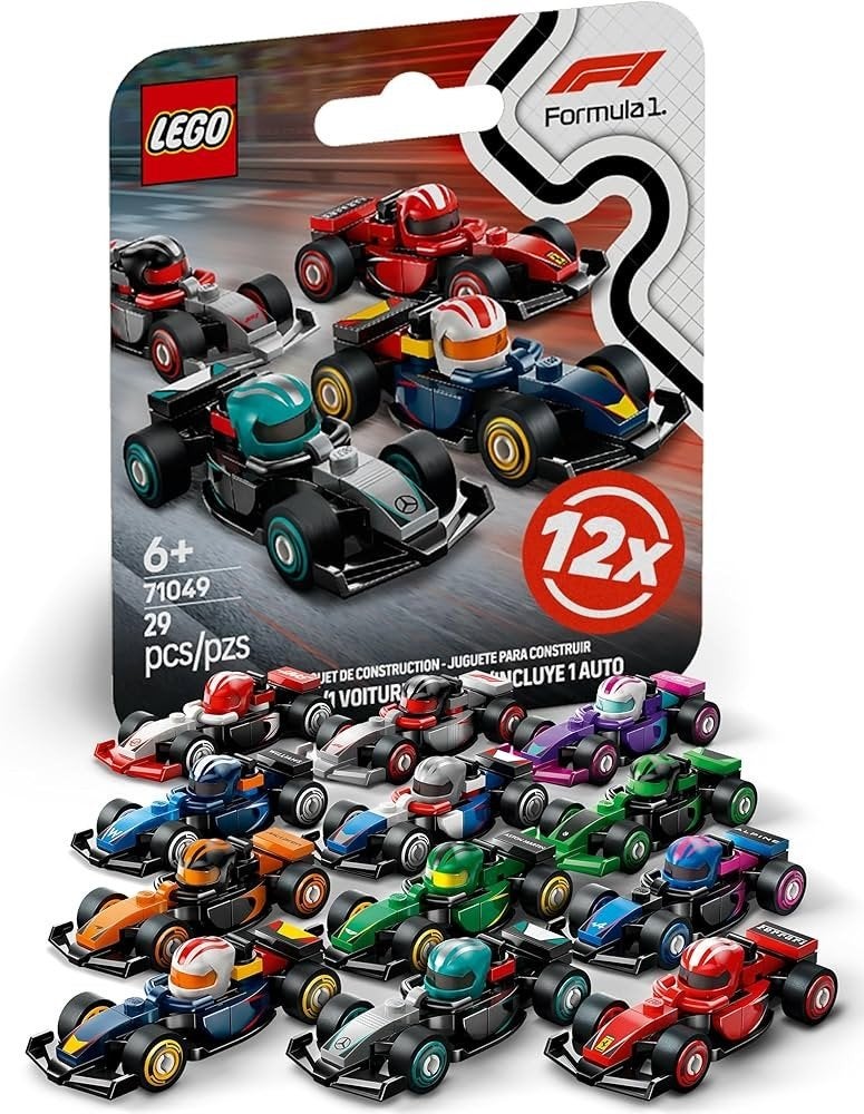 🆕️️geseald lego 71049 f1 collectable race cars., Ophalen of Verzenden, Nieuw, Ongeopend/sealed