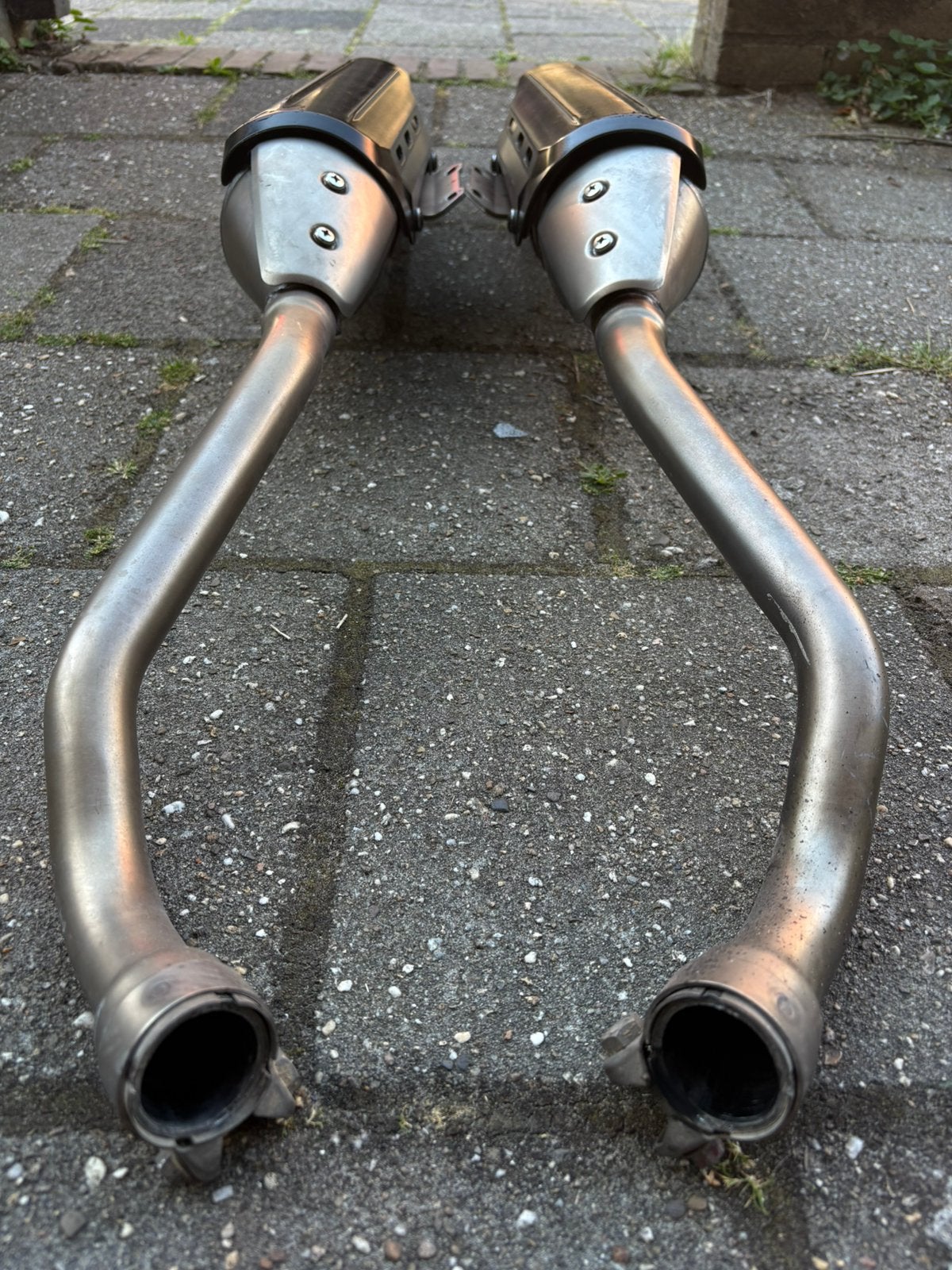 Originele Yamaha XT660x uitlaten, Ophalen, Gebruikt