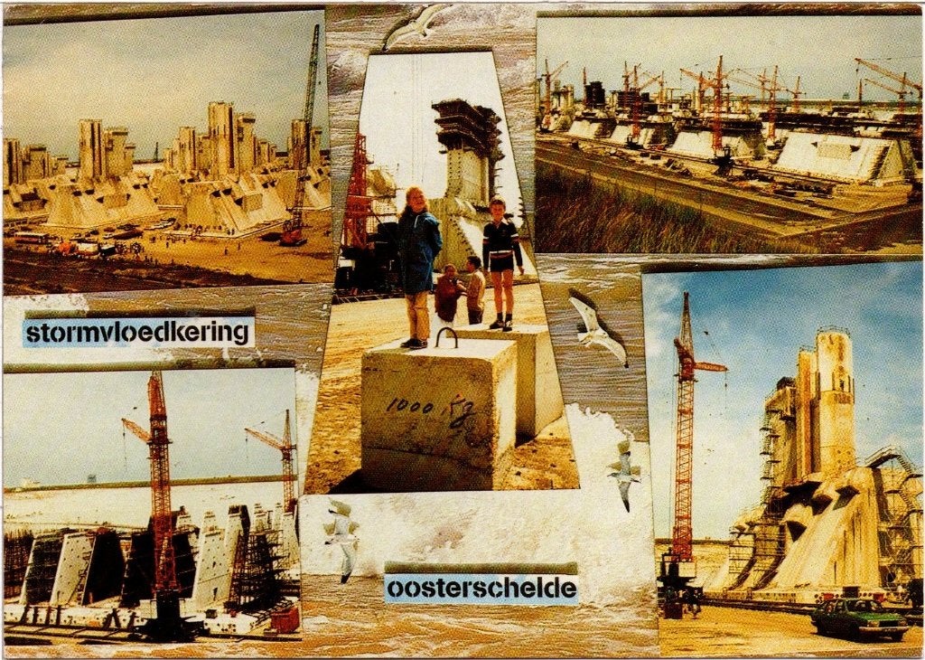 Oosterschelde  Stormvloedkering, Verzamelen, Ophalen of Verzenden, Gelopen, Zeeland