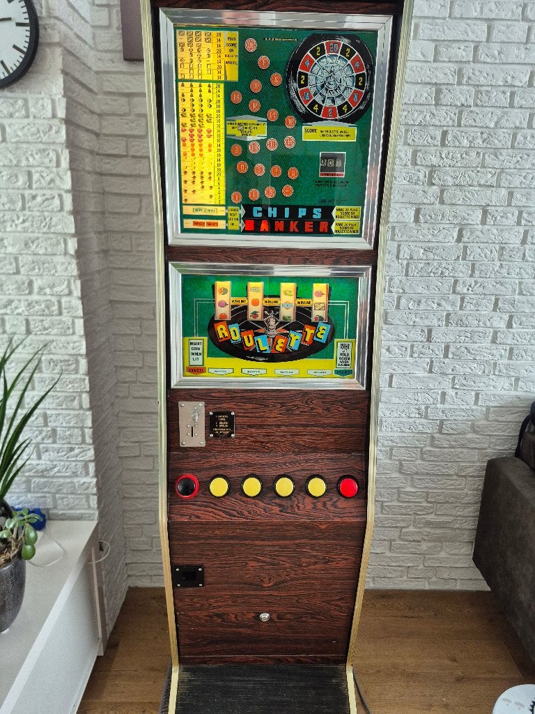 Gokkast Fruitautomaat Roulette, Verzamelen, Automaten | Gokkasten en Fruitautomaten, Gulden, Ophalen, Gebruikt