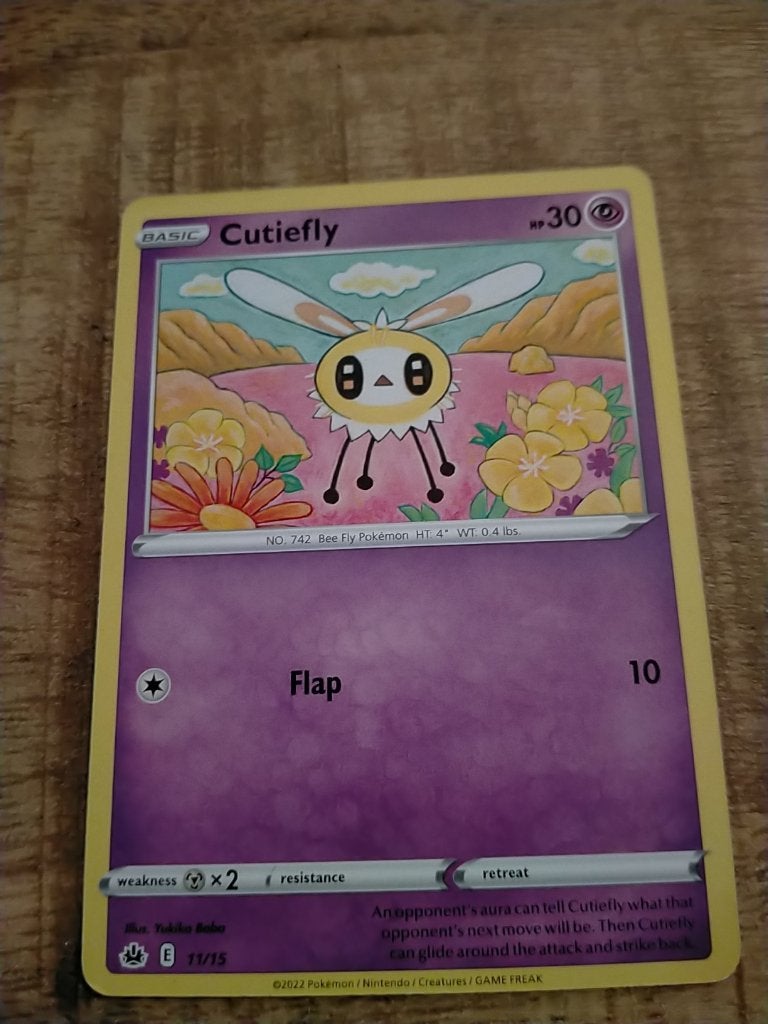 Pokemon McDonalds 2022 , Cutiefly 11/15, Verzenden, Zo goed als nieuw, Losse kaart
