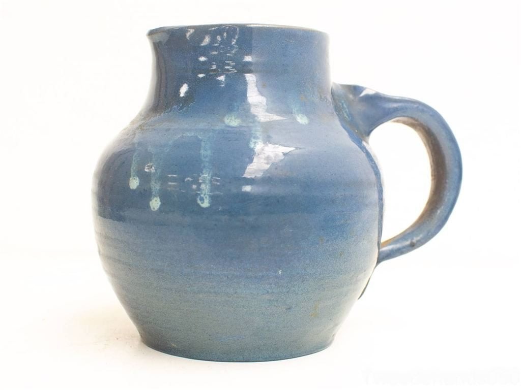 blauwe kan 24374, Gebruikt, Ophalen of Verzenden, Bord(en), Overige stijlen