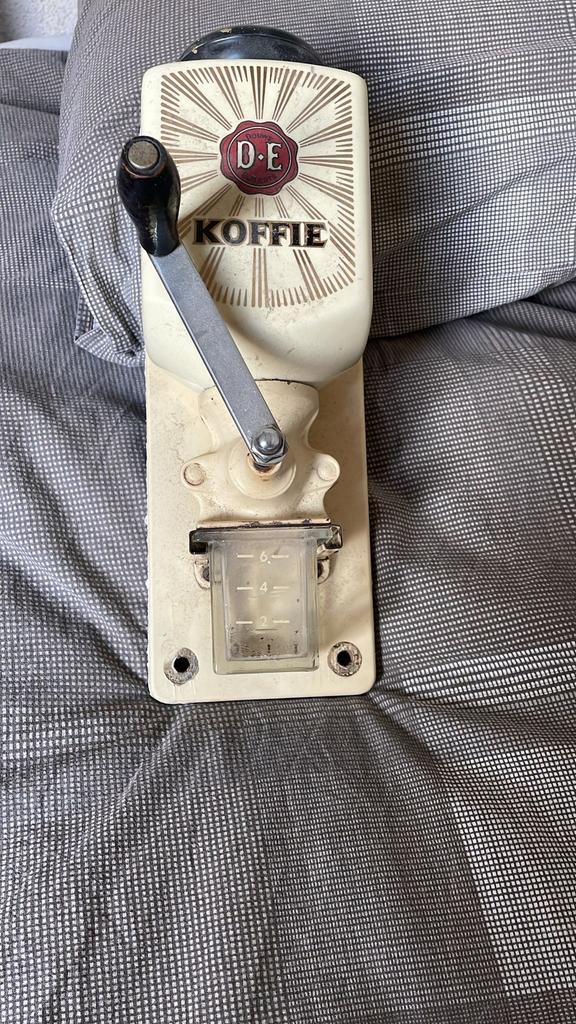 Vintage D.E. Koffiemolen – Nostalgisch & Functioneel, Ophalen of Verzenden