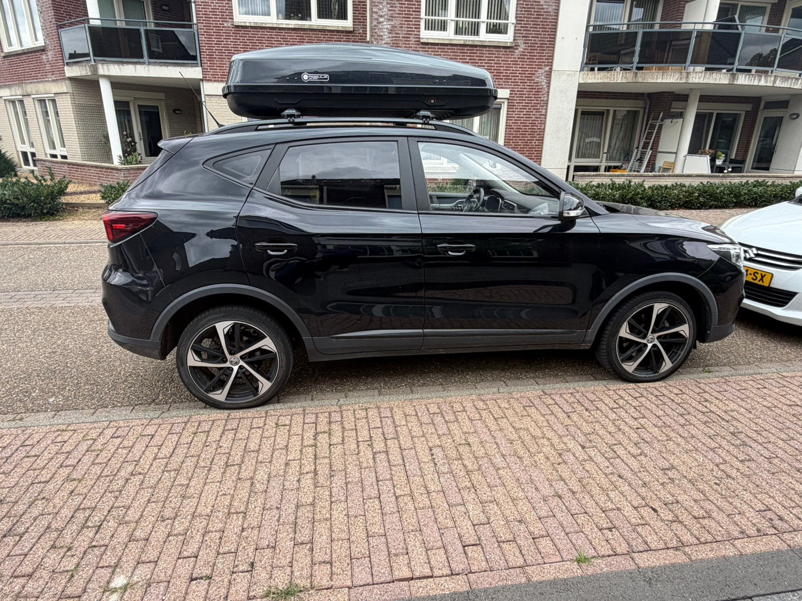 MG ZS Electric 143pk 2020 Zwart, Auto's, 38 min, ZS, 1507 kg, Zwart