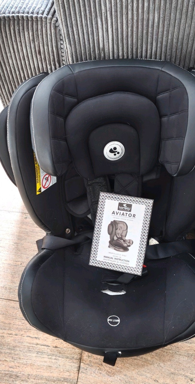 Lorelli Autostoeltje Isofix Zwart 0-3 jaar, 0 t/m 18 kg, Zo goed als nieuw, Isofix, Ophalen