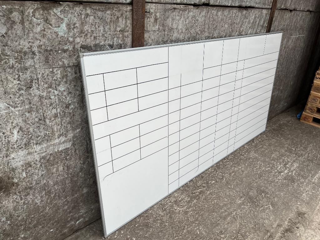 Gebruikte tweedehands whiteboard 120x240cm, Ophalen of Verzenden, Gebruikt, Whiteboard