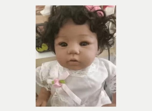 Realistische baby pop levensecht Abigail (50cm), Ophalen of Verzenden, Nieuw, Pop