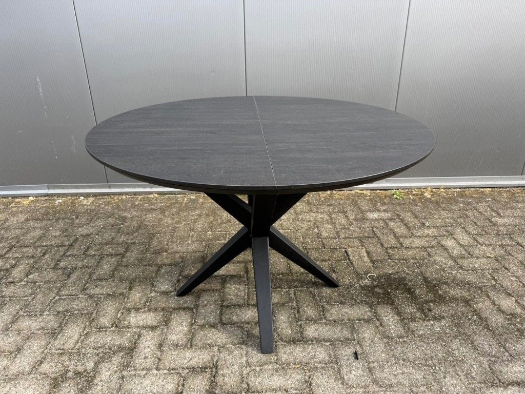 Ronde UITSCHUIFBARE Eettafel Wellington Lamulux, Ophalen, Postbus 22 Uden, Rond, Nieuw