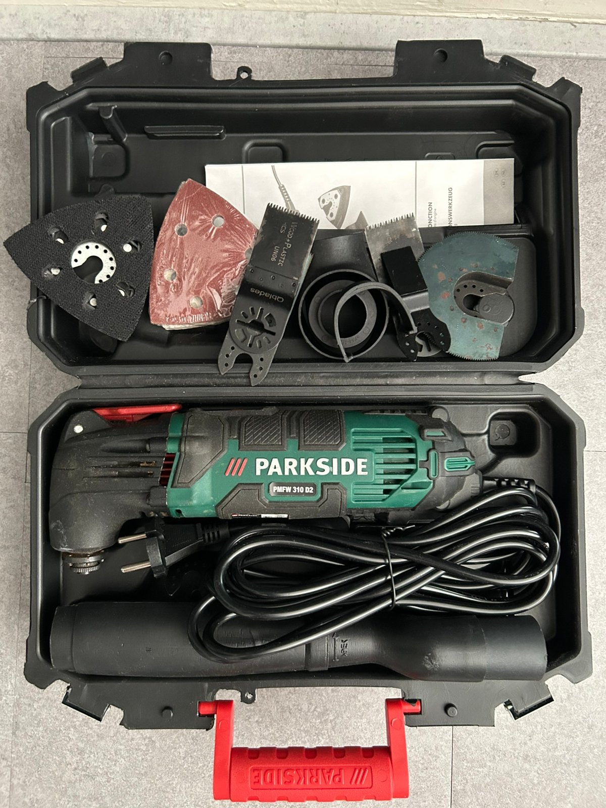 Parkside Multitool, Doe-het-zelf en Verbouw, Gereedschap | Freesmachines, Ophalen of Verzenden, Zo goed als nieuw, Elektrisch