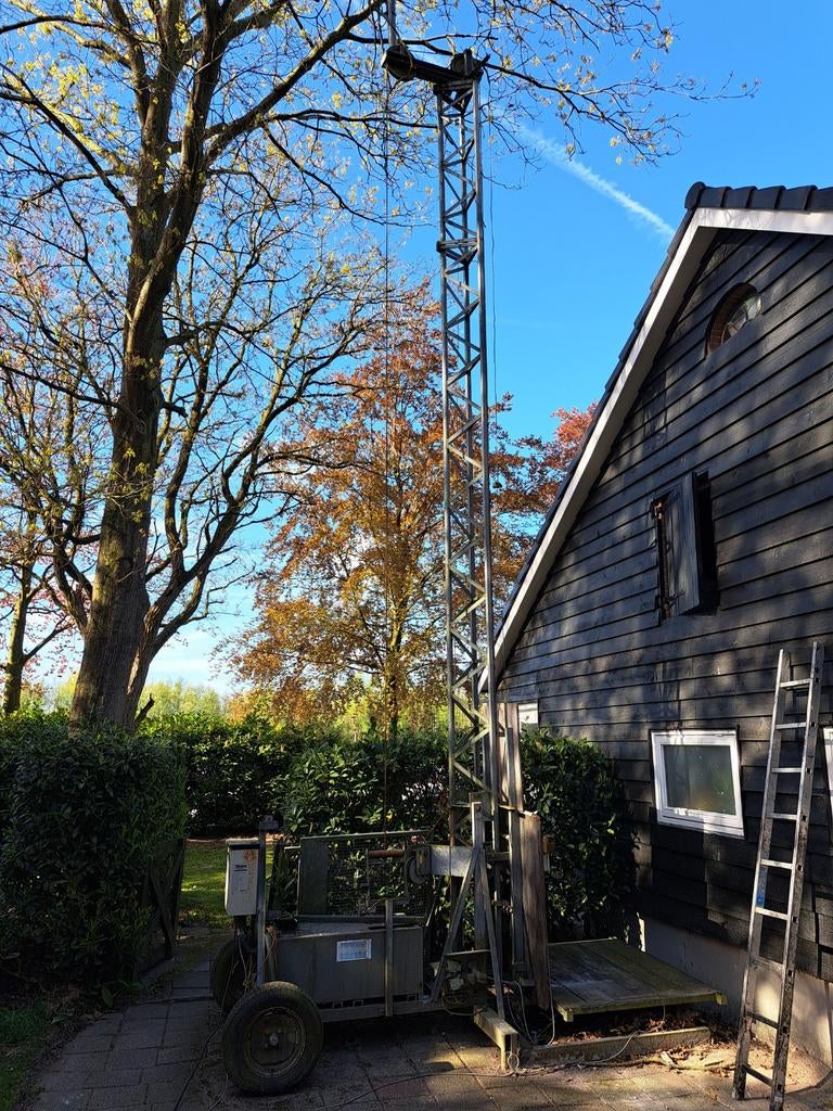 Bouwlift Nemaco met extra lange kabel en losse bediening, Doe-het-zelf en Verbouw, Dakpannen en Dakbedekking, Ophalen of Verzenden
