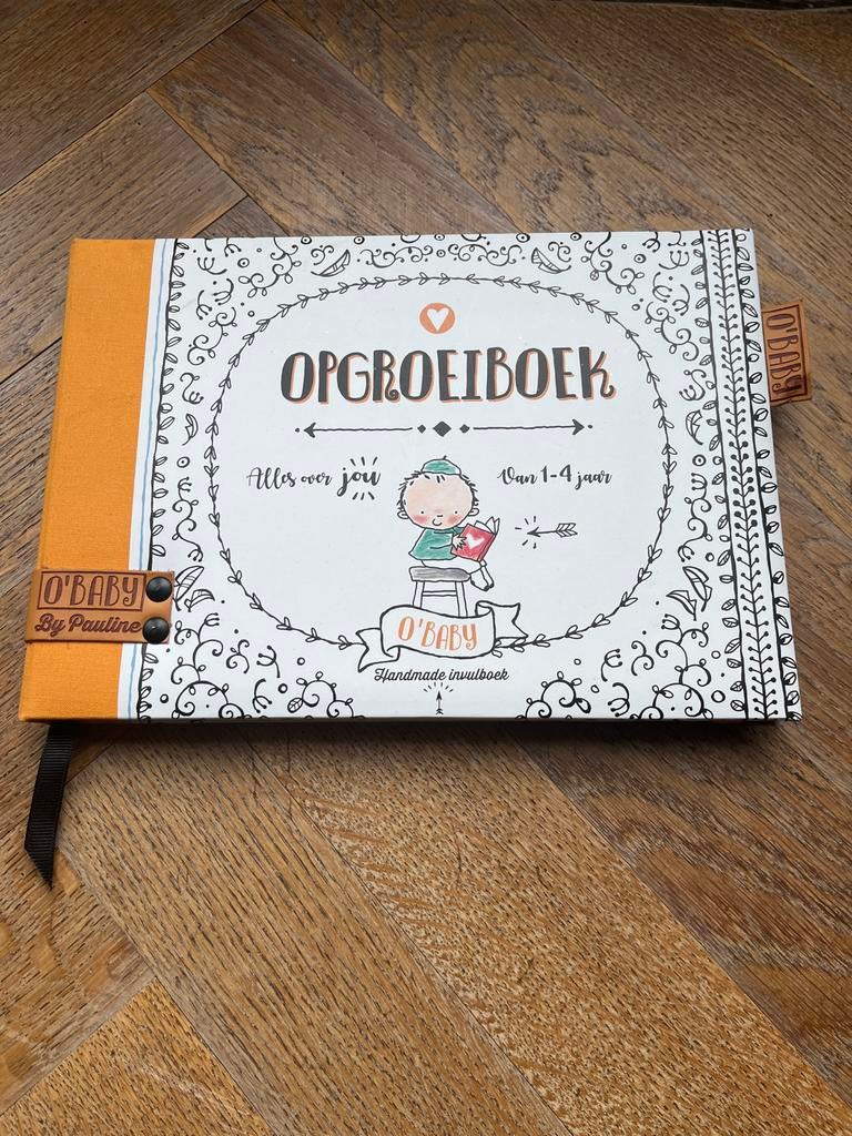 O'Baby Opvoedboek 1-4 jaar - Handmade invulboek, Boeken, Ophalen of Verzenden, Zo goed als nieuw, 1 tot 2 jaar
