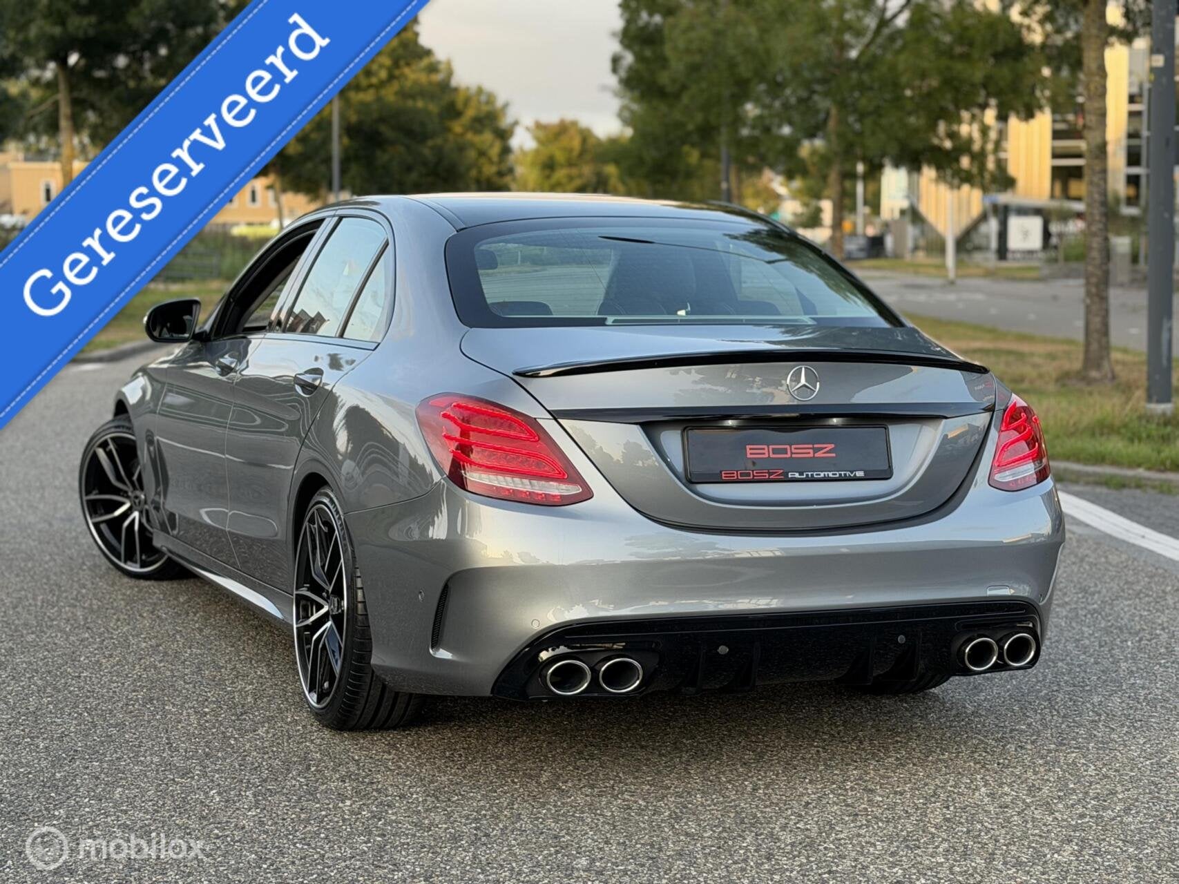 Mercedes C-klasse C200 AMG C43 LED CRUISE AMBIENT TREKHAAK, Auto's, Automaat, 1800 kg, Euro 6, 4 cilinders