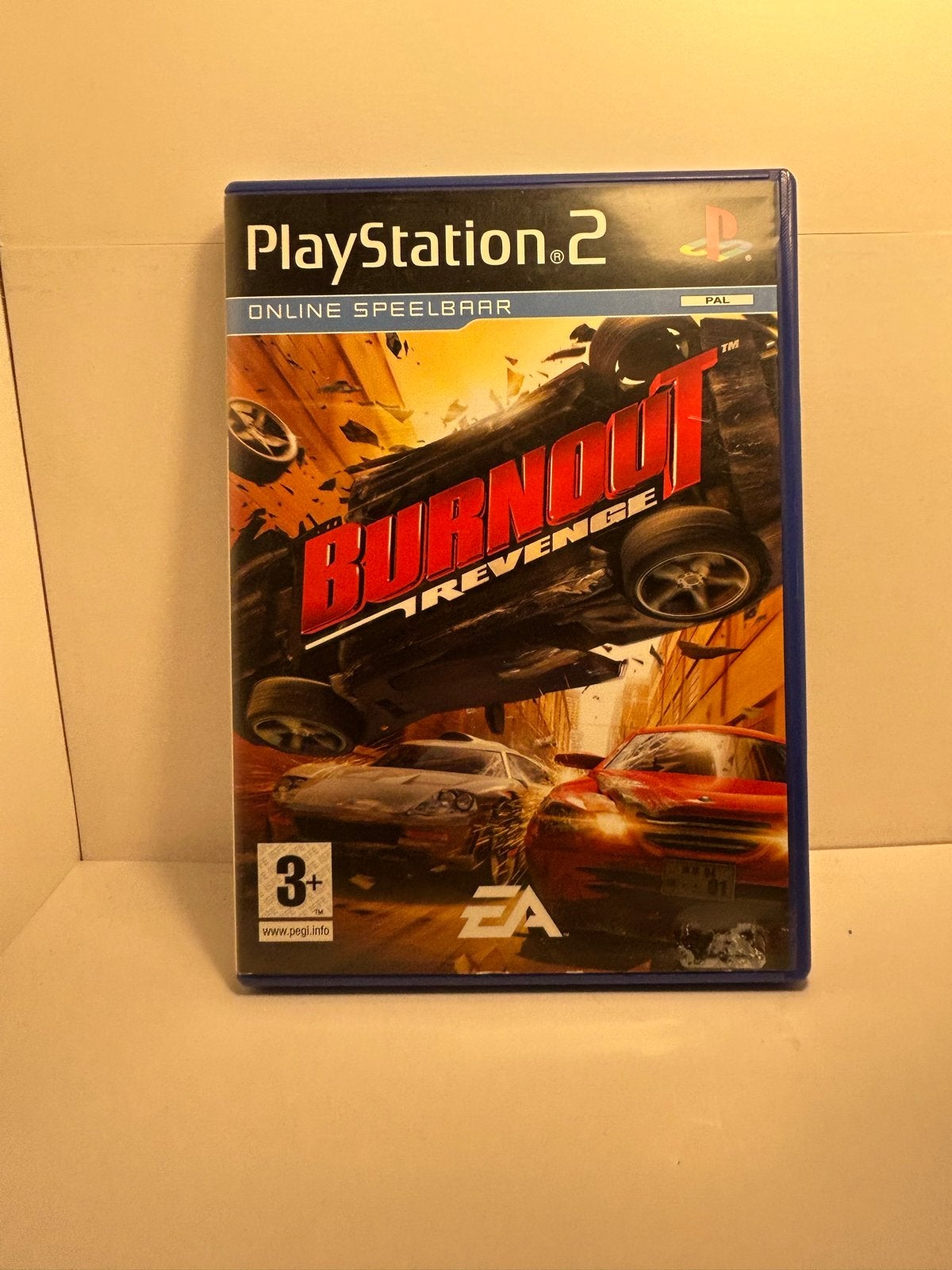 Burnout Revenge PS2 - Racegame met actie en vernietiging, Online, Gebruikt, Racen en Vliegen, 2 spelers