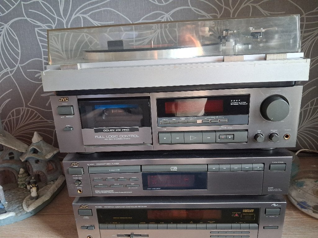 jvc stereo toren met boxen, Ophalen, Gebruikt, Dvd-speler, JVC