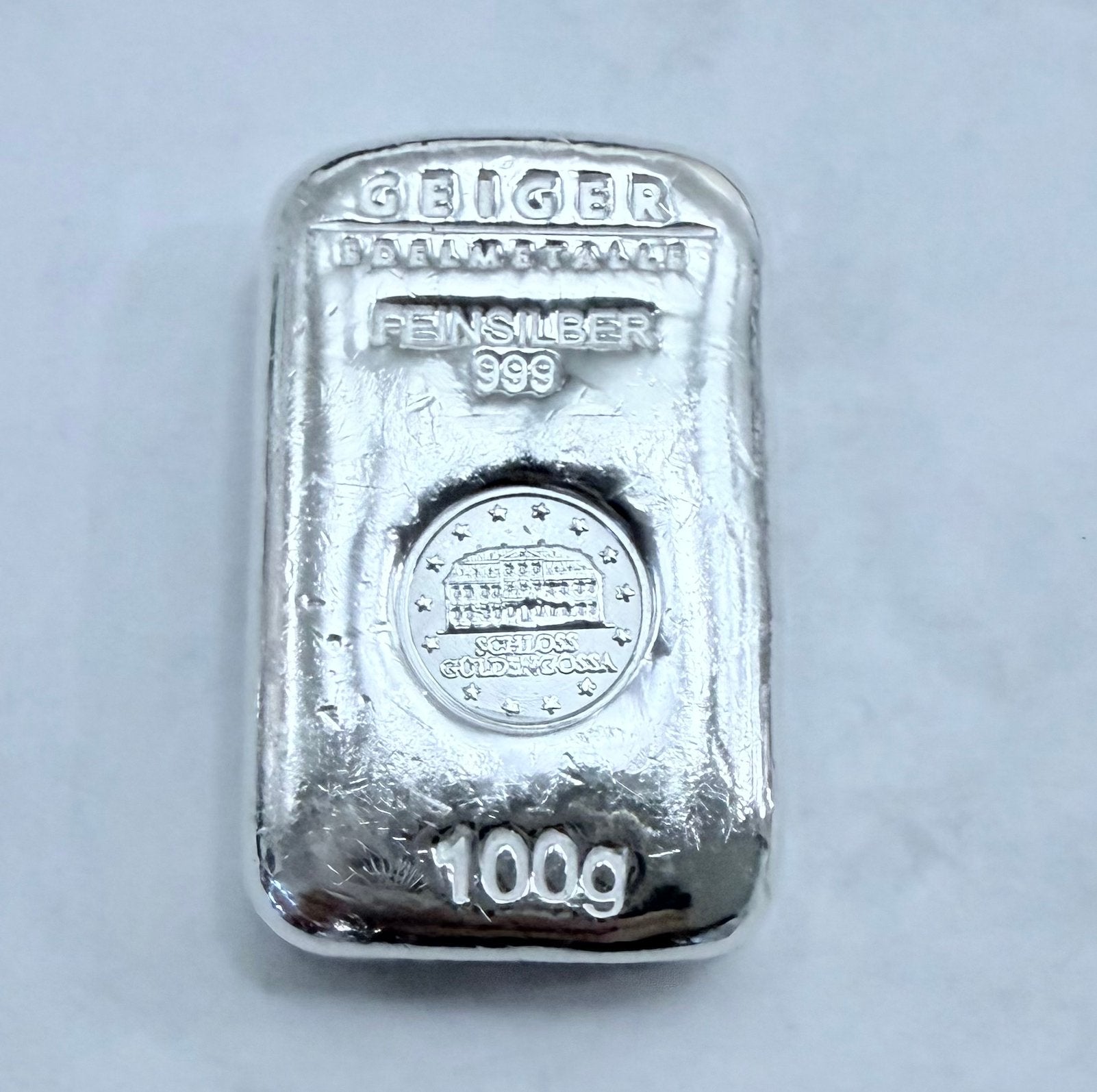 100 gram Zilverbaartje Geiger Edelmetalle / 999 zilver, Ophalen of Verzenden, Zilver