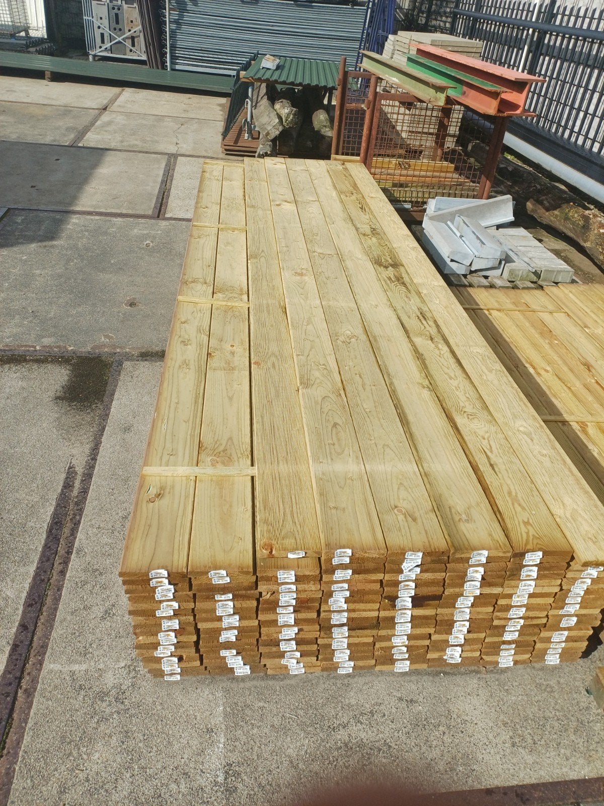 vlonderplanken 360 cm lang, Ophalen, Nieuw, 250 cm of meer, Planken