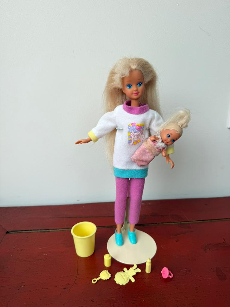 VINTAGE Teen Babysitter Skipper, Ophalen of Verzenden, Zo goed als nieuw, Barbie