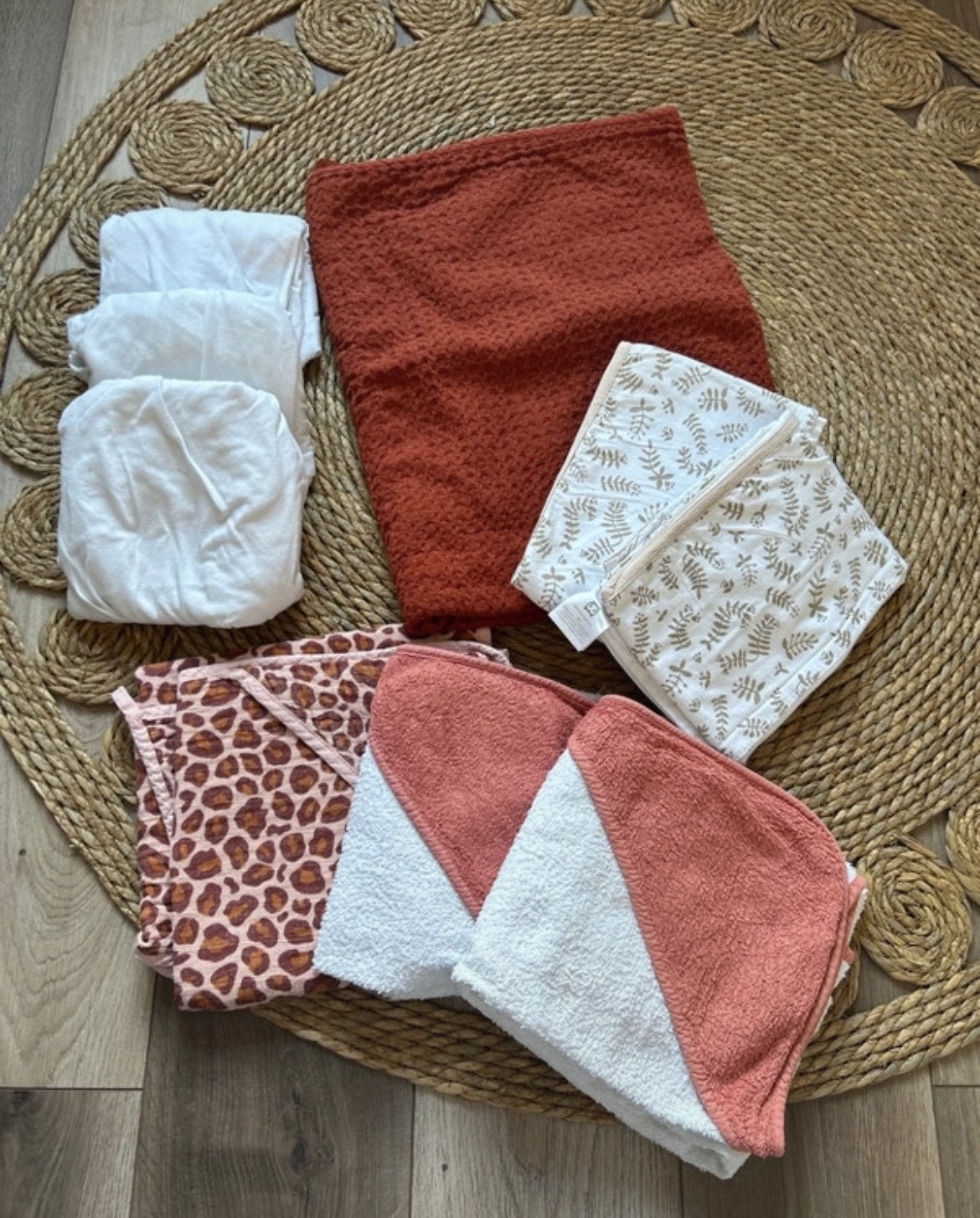 Babypakket beddengoed & badcapes – complete set, Ledikant, Beddengoedset, Ophalen of Verzenden, Zo goed als nieuw