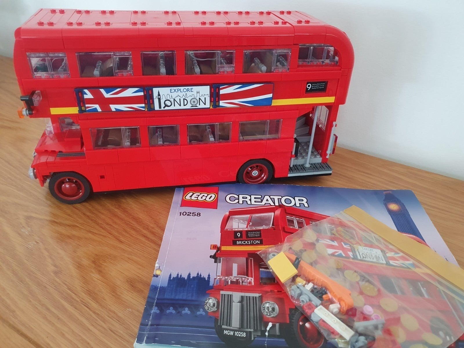 Lego Creator London Bus 10258 met verlichting, Ophalen of Verzenden, Gebruikt, Overige merken