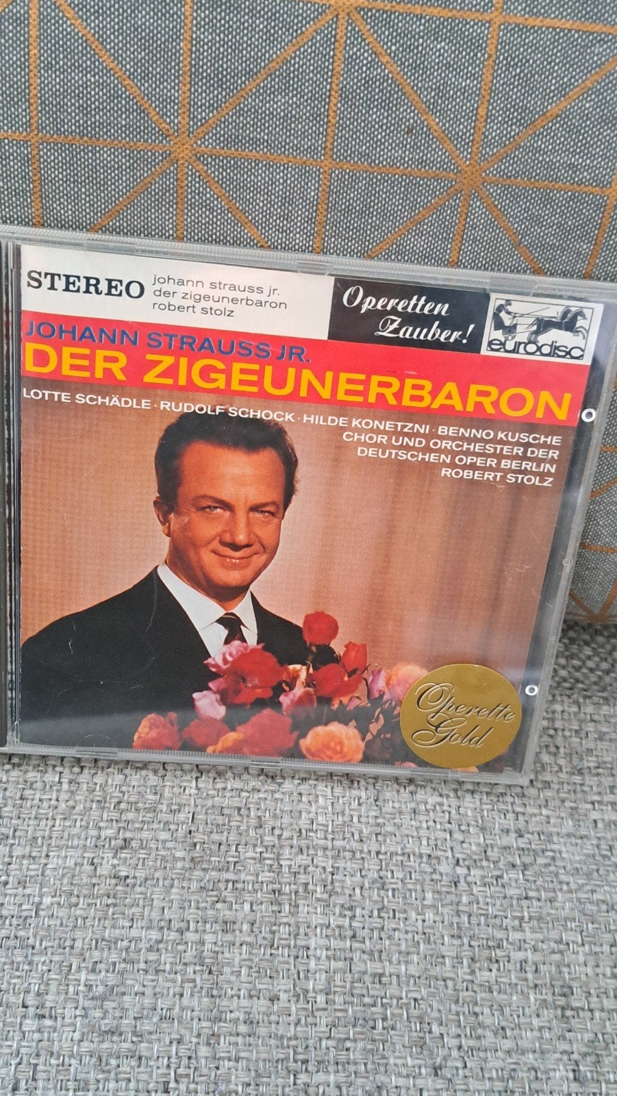 Cd der zigeunerbaron  met rudolf schock, Ophalen of Verzenden, Zo goed als nieuw, Opera of Operette