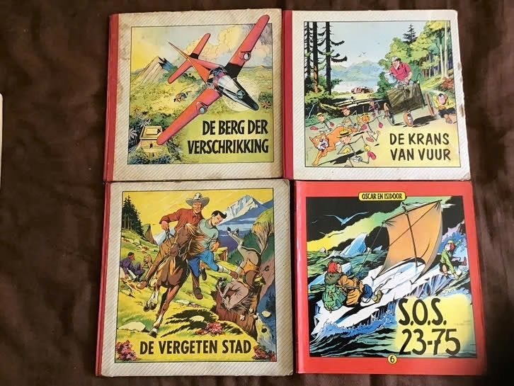 4 uitgaves Oscar en Isidoor door F.A.Breysse, Boeken, Stripboeken, Meerdere stripboeken, Ophalen of Verzenden, Gelezen