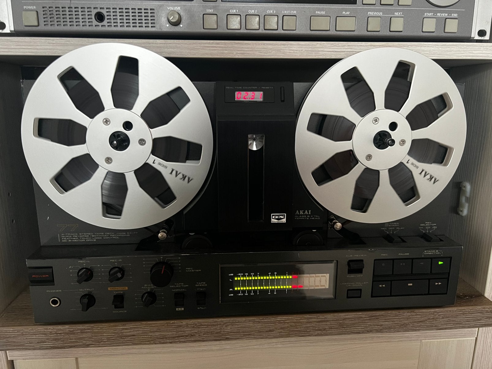 Akai GX77, Ophalen, Bandrecorder, Met stofkap