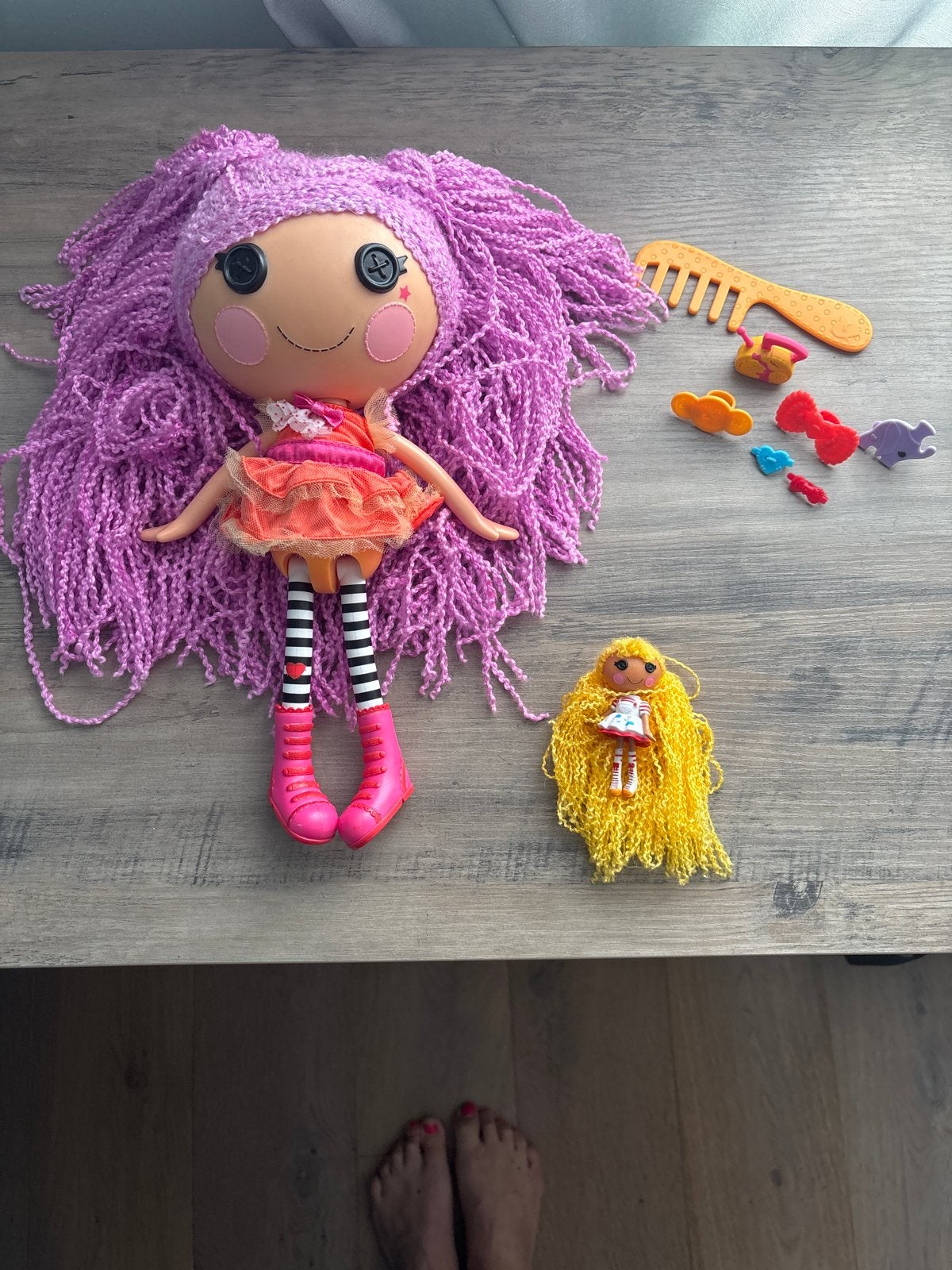 Lalaloopsy pop met accessoires en mini pop, Ophalen, Gebruikt, Overige typen