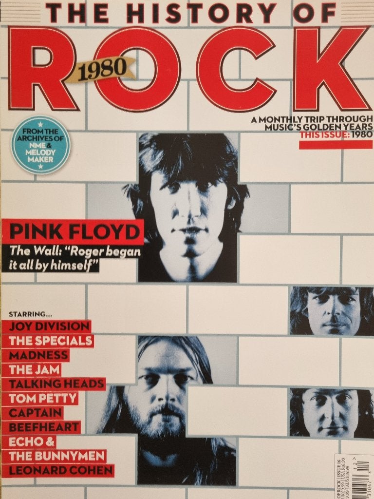 History of Rock 1980 Pink Floyd Joy Division Specials Madnes, Ophalen of Verzenden, Zo goed als nieuw, Muziek, Film of Tv