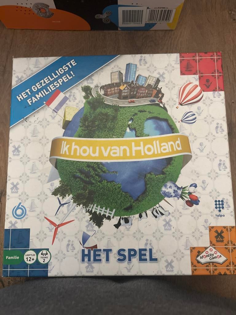 Ik hou van Holland - Het Gezelligste Familiespel!, Drie of vier spelers, Ophalen of Verzenden, Gebruikt