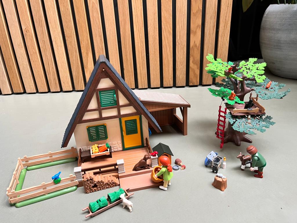 Playmobil boswachtershuis - 4207, Ophalen of Verzenden, Gebruikt