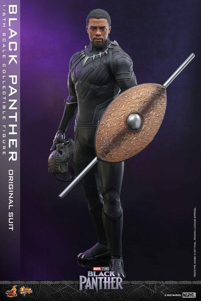 Hot Toys MMS671 Black Panther Original Suit, West Campus 1 76863 Herxheim (DE), Actiefiguur of Pop, Heo GmbH, Nieuw
