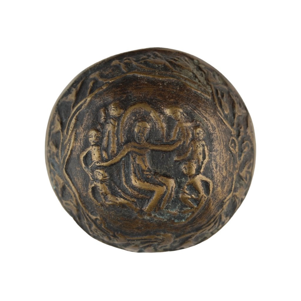 TWEEDELIGE BRONZEN PENNING Inka Klinckhard LE TRÉSOR, Verzenden, Brons, Nederland