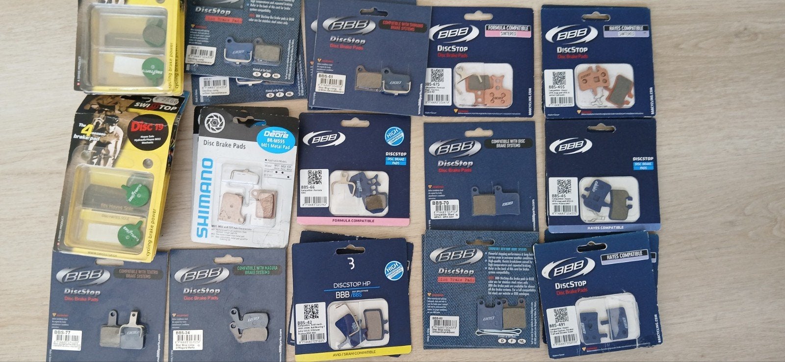 Restpartij Nieuwe Remblokken (BBB, Shimano, Swisstop), Fietsen en Brommers, Fietsonderdelen, Nieuw, Ophalen of Verzenden, BBB, Shimano, Swisstop