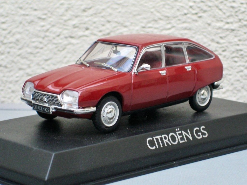 Citroen GS 1970 rood Massena Norev 1:43, Ophalen of Verzenden, Nieuw, Auto, Norev