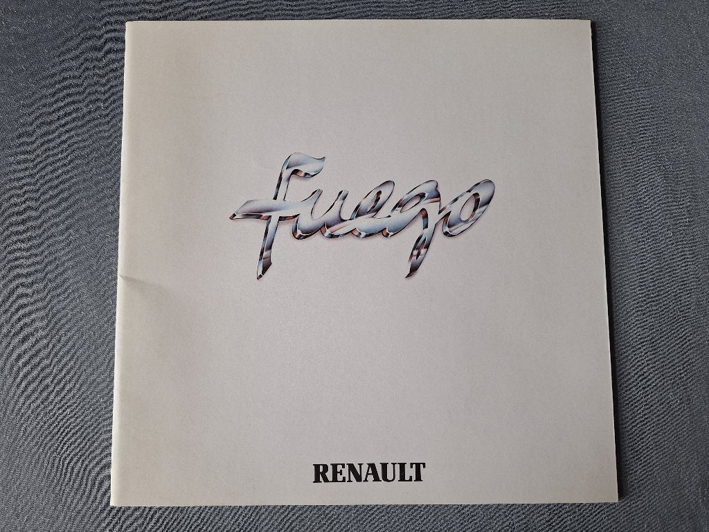 Brochure RENAULT FUEGO - NL, Verzenden, Gelezen, Renault