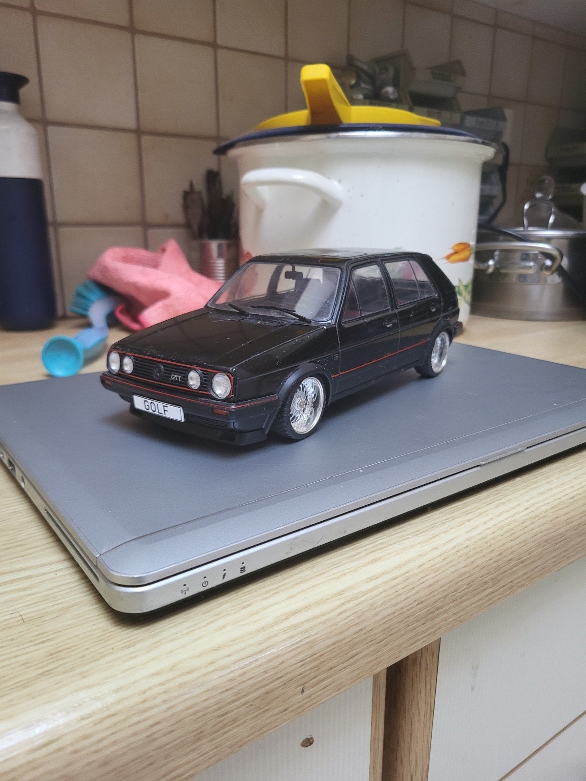 Volkswagen Golf GTI modelauto - Zwart, Ophalen, Zo goed als nieuw, Overige typen