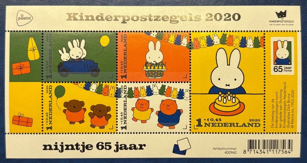 2020 NEDERLAND Kinderzegels NVPH 3881 postfris, Verzenden, Na 1940, Postfris