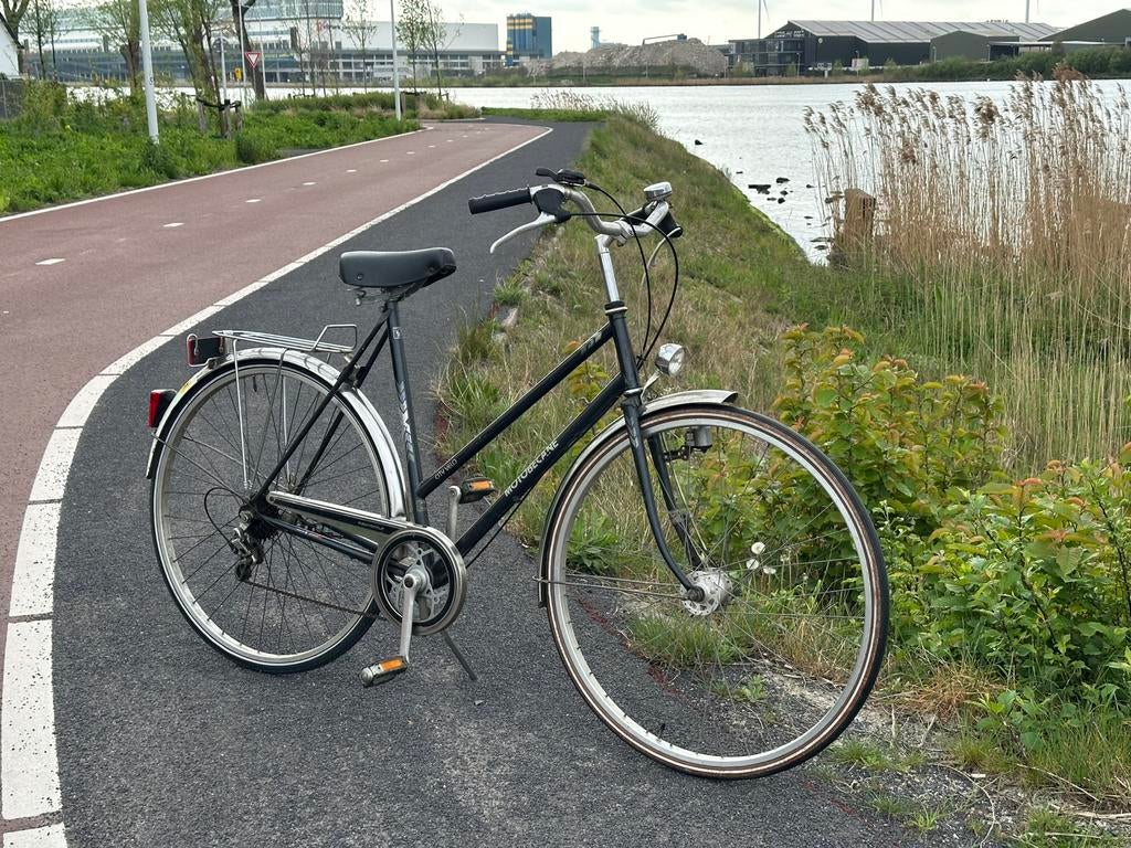 Motobecane Stadsfiets met handremmen & 5 vers, Ophalen, Zo goed als nieuw, Overige merken, Versnellingen