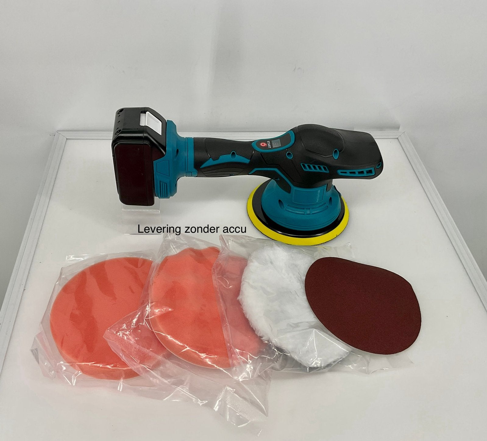 Nieuwe polijstmachine werkend op Makita 18V LXT accu’s, Ophalen of Verzenden, Nieuw