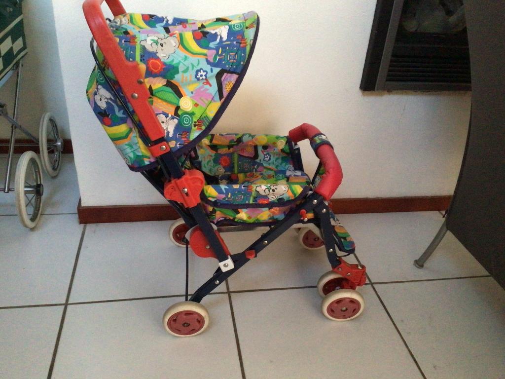 vintage poppenwagen, poppenbuggy, Kinderen en Baby's, Speelgoed | Poppen, Gebruikt, Babypop, Ophalen