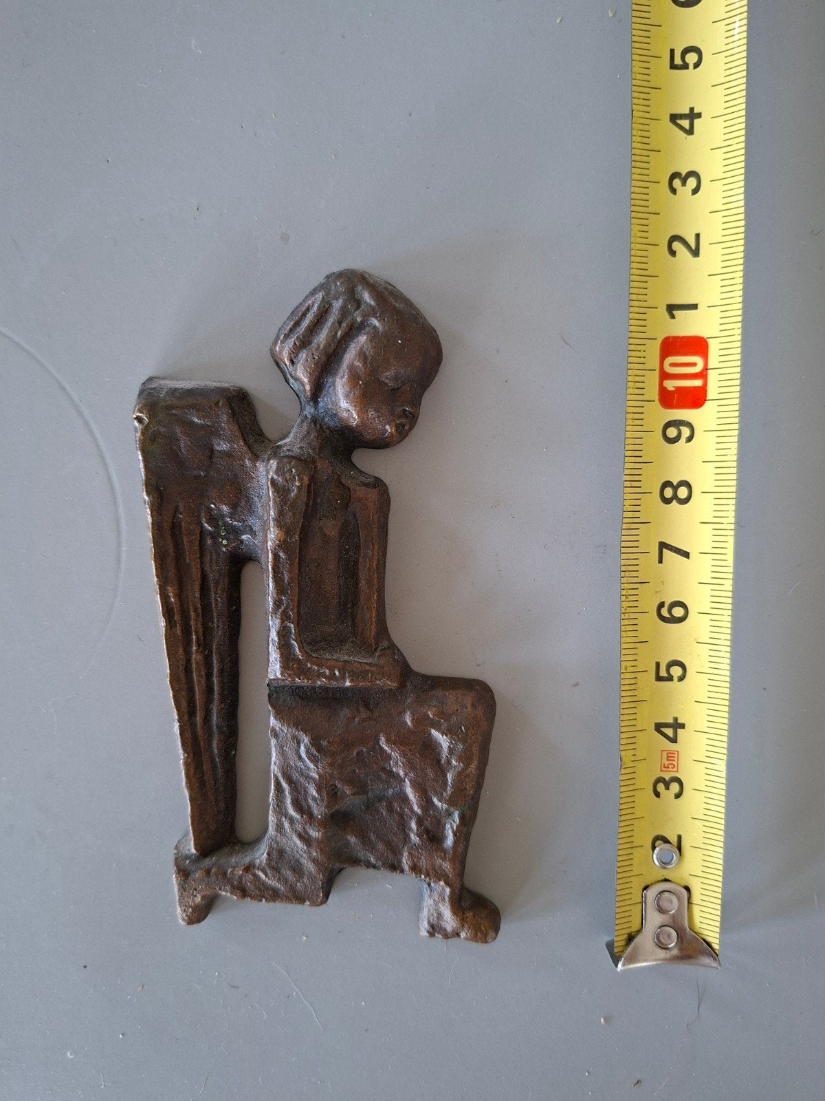 Wand beeldje "Engel" waarschijnlijk van Ineke van Dijk, Ophalen of Verzenden