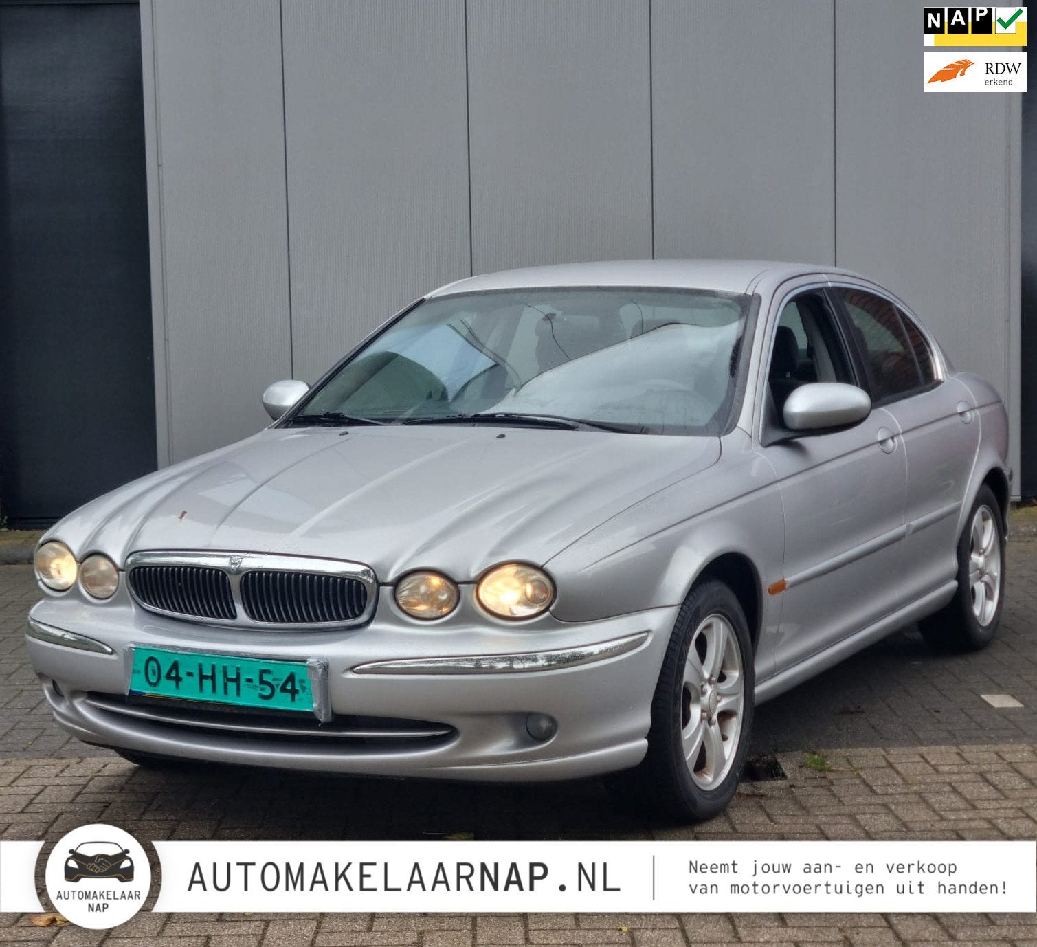 Jaguar X-type 2.0 V6 Business Edition / Org NL / 1e eigenaar, Voorwielaandrijving, Gebruikt, 156 pk, Metallic lak