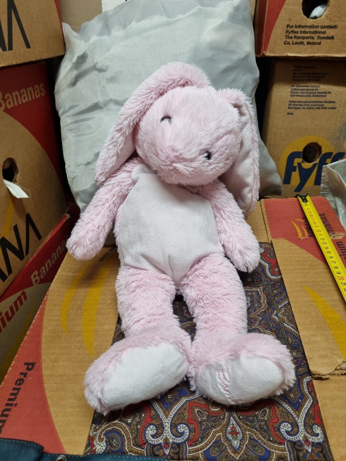 Bambino konijn knuffel roze nr 21, Ophalen of Verzenden, Konijn